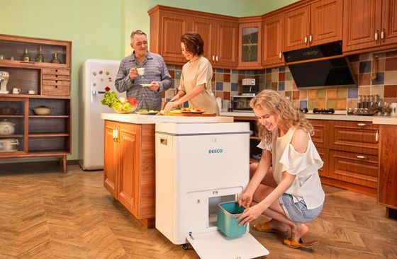 500W Kitchen Food Cycler Composter Automatic With Auto Reverse Grind System