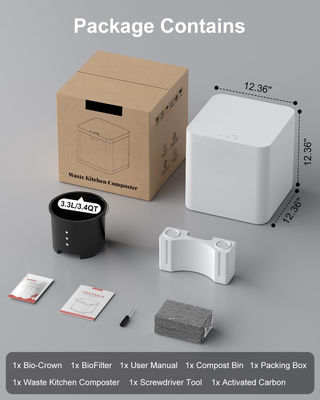 Kitchen Composting Machine with Odor-free Deodorant Garbage Collector Small Processor  CE  FCC CB