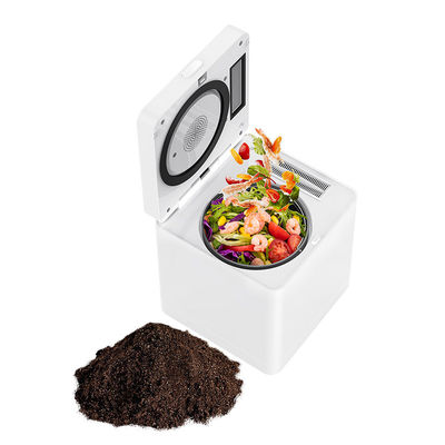 White Kitchen Composter Machine Featuring Overheat Protection Safety Features and 24-48 Hours Composting Time Suitable for Commercial